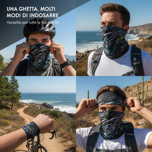 Fascia collo sportiva con - fascia,