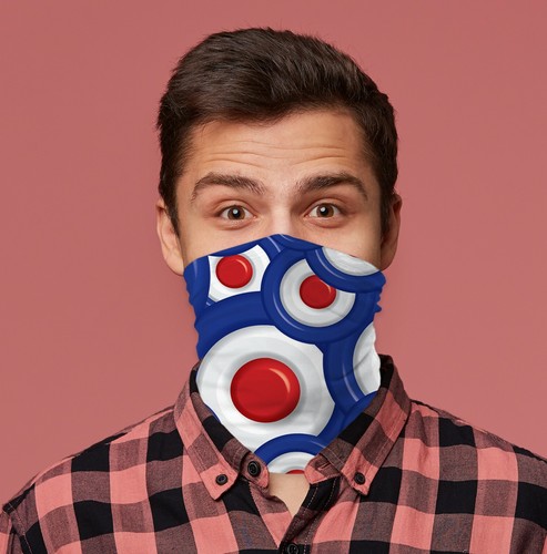 Fascia maschera mod target - maschera, 3d